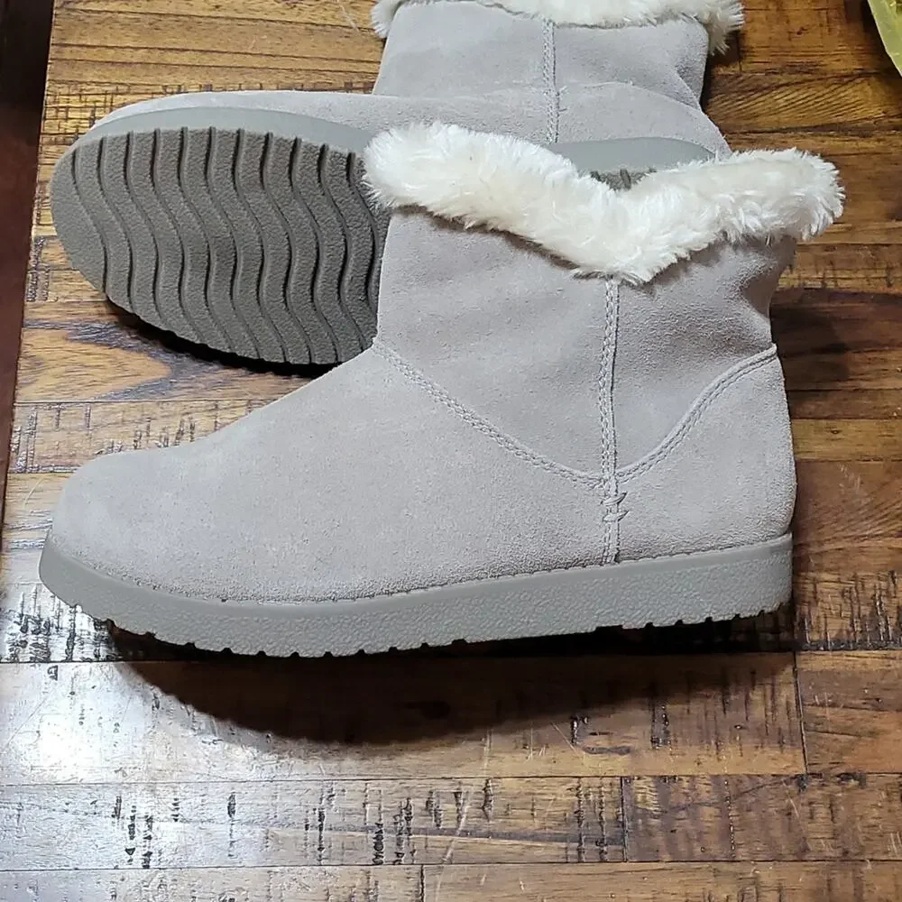 Universal Thread Mid Shearling Style Boots, Sz 7W, NWOT
